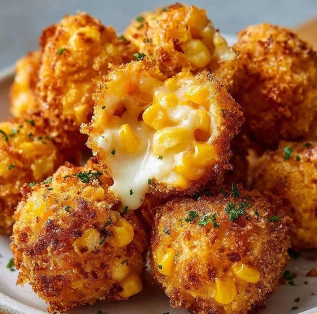 One Corn Bit Crispy Cheesy Corn Bites – Cook With Fun